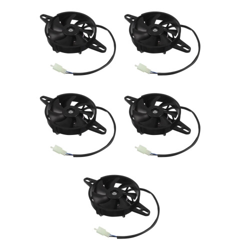 5Pièces Ventilateurs Refroidisseurs Durable Atv Beach Bike Noir
