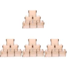 24Pcs DIY Transparent Drawer Dividers for Neat Home Storage