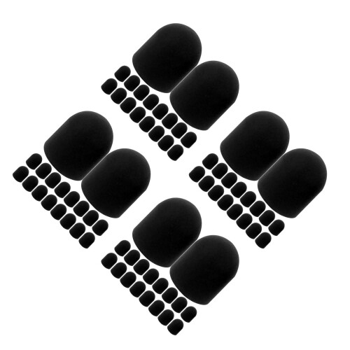 280Pcs Durable Silicone Stylus Tips for on Tablets Black