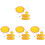 4Sets Design Tag Holder Clips for Price Labels 1