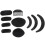2Sets Durable Black Hair Styling Sponge Accessories for Volume Boost 1