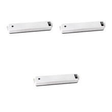 3Pcs Food Vacuum Packing Machine White Portable Automatic Air Sealer