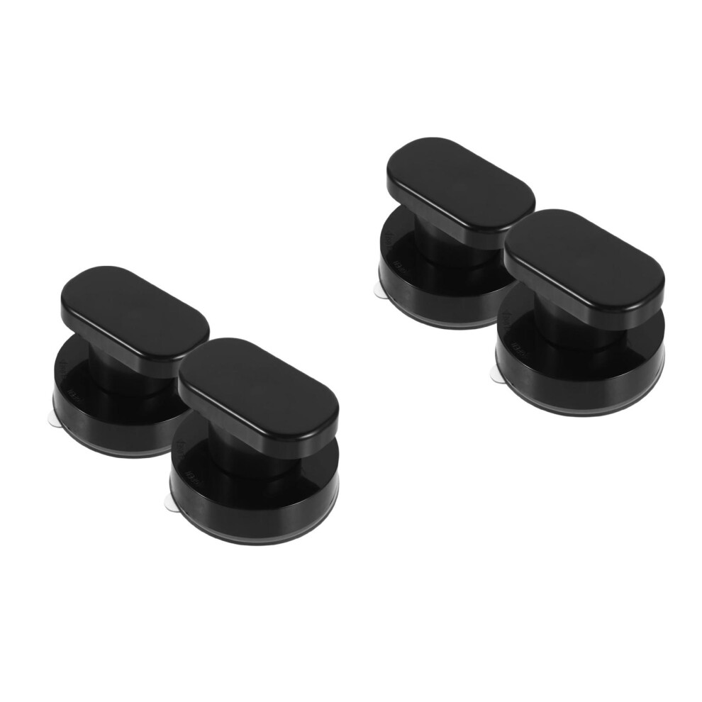 Iplusmile 4Pcs Strong Suction Cup Plastic Handles For Sliding Doors And Cabinets