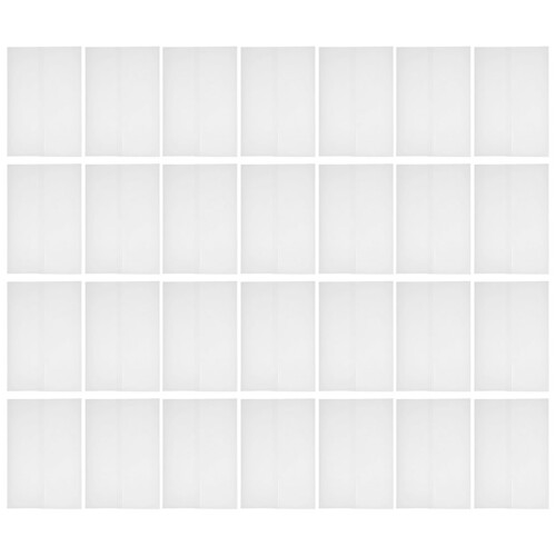 100 Einladungskarten Pergament Hüllen Durchsichtige Umschläge