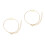 2Pcs Women Anklet Bracelet Adjustable Link Chain 1