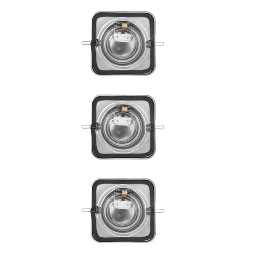 3Pièces Cache Ventilation Murale Inox Pour Sécheuse Cuisine