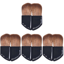 8Pcs Assorted Color Nylon Foundation & Blush Brush Set for Travel