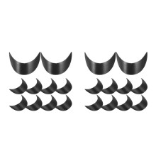 40Pcs Durable Black Plastic Hat Shaper Insert for Baseball Caps