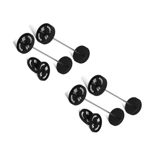 4Pièces Mini Barbells Pla Décoration Élégante Pour Maison De
