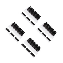 16Pcs Double-Sided Nail Brush ABS for Kids Soft Bristles Hand Scrubber