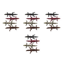 16Pièces Bracelets Slap Animaux Souples Multicolores Idéal Fête Enfant