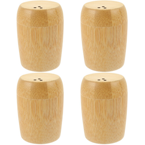4Stk Robuster Bambus Zahnstocherhalter Und