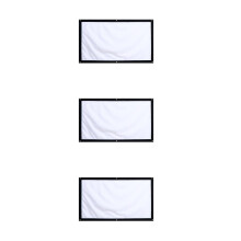 3Pièces Écran Projecteur Transparent Pliable Pour