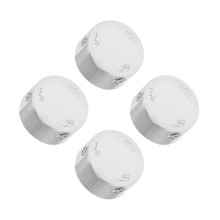4Pièces Valve Mélangeur Douche Plastique Argent Pour Salle De Bain