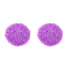 2000Pcs Violet Acrylic Rhinestones for Wedding Party Craft Decorations