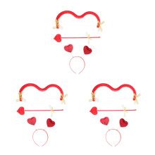 3Ensembles Kit Cosplay Cupidon Rouge Mousse Tissu Pour Fête Et Photo