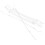 40Pcs White Wrist Strap Lanyard Plastic Spring Rope for Stylus Pen 2