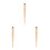 3Pièces Support Porte-Plume Bois Interchangeable Pour Art 1
