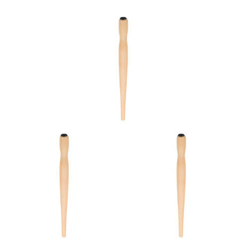 3Pièces Support Porte-Plume Bois Interchangeable Pour Art