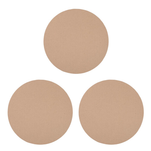 3Pièces Batte De Beige En Bois - Outil Pour Argile