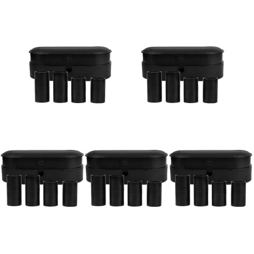 5Pcs Black Car Armrest Covers Adjustable Door Elbow Rest Pads