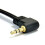 kenable Right Angle 3.5mm Stereo Jack to 2 RCA Phono Plugs Cable Gold 1m 3