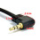 kenable Right Angle 3.5mm Stereo Jack to 2 RCA Phono Plugs Cable Gold 1m 4