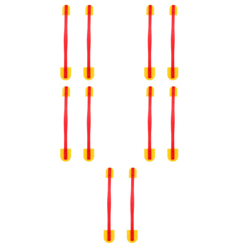 10Ensembles Spatules Rouge Plastic Caulk Multifonction Calfeutrage Pro