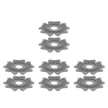 4Paires Couvre Trous Bras Essuie-Glace Auto Silicone Gris Durable