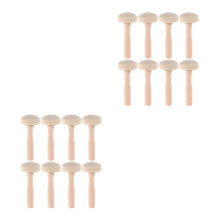 16Pièces Outils Gravure Bois Champignons Beige Pour Décoration DIY