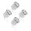 4Pcs Stainless Steel Kitchen Strainer Hamper with Hanging Hook 1