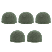 5Pcs Green Half Ball Floral Foam for Wedding and DIY Crafts