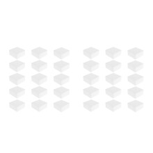 40Pcs Durable White Craft Foam Blocks for Floral Sculpting & DIY Art