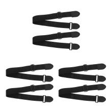 6Pièces Sangles Guitare Nylon Noires Ajustables Pour Guitares Variées