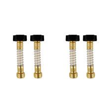 4St Multikleuren Rv Slangverlengstuk Met Efficiënte Waterfilteradapter