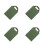 4Pcs Olive Green Yoga Sandbag Set Durable Canvas Handle for Training 9