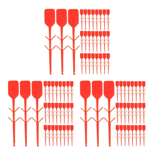 300Pcs Red PVC Fire Extinguisher Maintenance Tags Durable Safety Seals