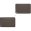 2Pcs Wear-Resistant Black Plastic Cutting Boards Home Kitchen Tool 1
