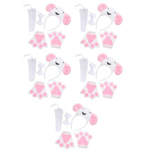 5Pièces Ensemble Mouton Fluffy Cosplay Pour Enfants Et Fêtes