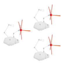 3Ensembles Socle Rouge Pour Modèles Et Figurines Effet Spécial