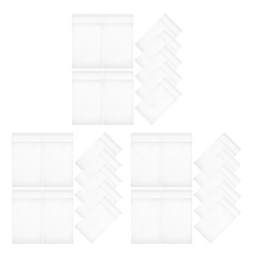 300Pcs Clear Opp Plastic Bags Small Self-Sealing Packaging for Storage