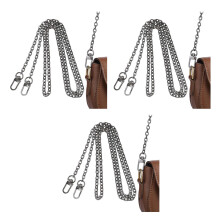 3Pièces Chaînes Métal Accessoires Pour Sac Bandoulière DIY