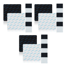 24Pcs PU Non Slip Rug Tape Carpet Grippers Assorted Colors for Home