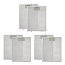6Pièces Filtre Aluminium Fine Pour Cuisine Durable