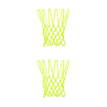 2Pièces Filet De Basket Vert Nylon Résistant De