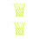 2Pièces Filet De Basket Vert Nylon Résistant De 1