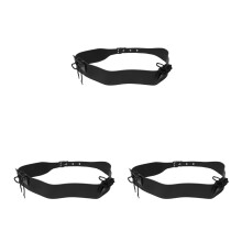 3Pièces Porte-Épée En Cuir Synthétique Noir, Réglable