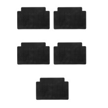 5Pièces Plaques Base Chariot Pour Courses Noires Solides