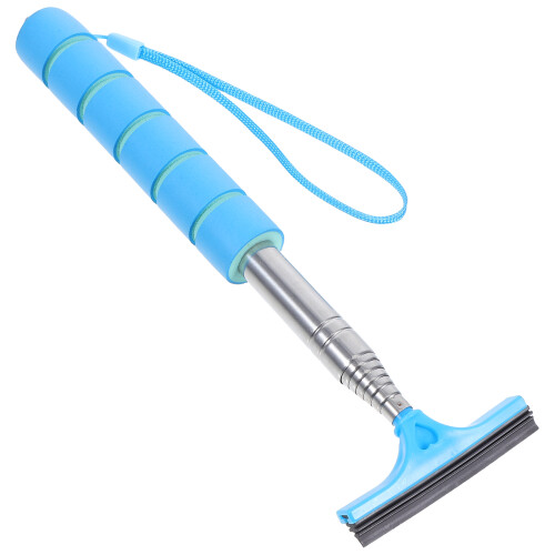 Essuie-Glace Extensible Bleu Caoutchouc Inox Mousse