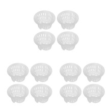 12Pcs Durable Plastic Hydroponic Plant Baskets for Balcony Garden Use
